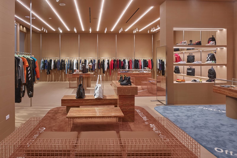 off white first west coast store wynn plaza las vegas mens womens pre fall 2019 collection odsy shoes
