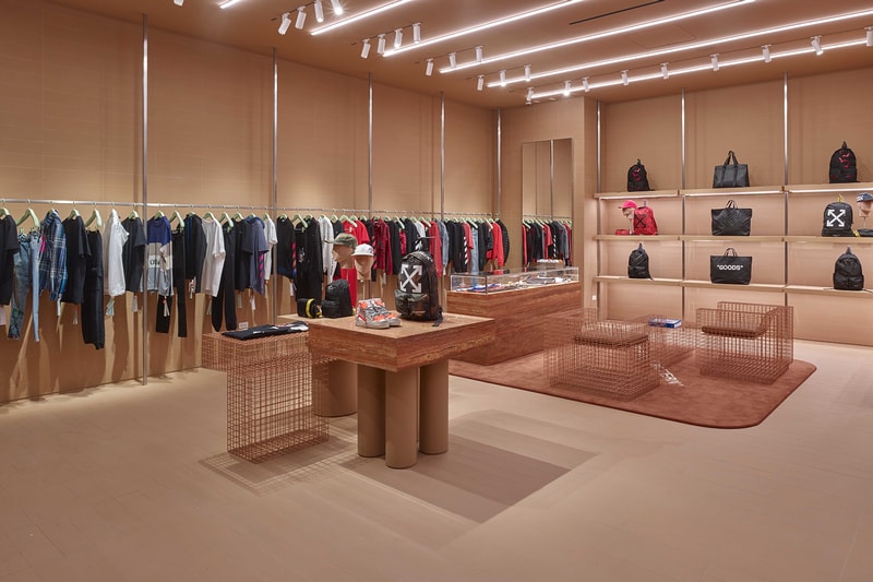 off white first west coast store wynn plaza las vegas mens womens pre fall 2019 collection odsy shoes