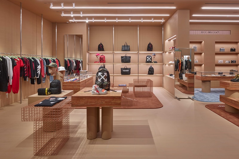 off white first west coast store wynn plaza las vegas mens womens pre fall 2019 collection odsy shoes