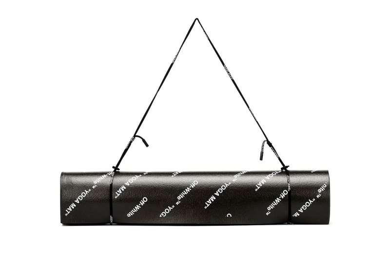 off-white virgil abloh yoga mat yogi workout exercise pilates activewear leggings gym sportswear mytheresa