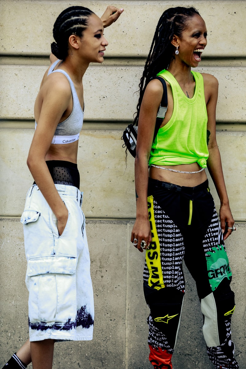 Streetstyle Paris Haute Couture Week Fall 2019 Streetwear Snaps Acne Studios Balenciaga Celine Anwar Hadid FKA Twigs Selena Forrest Adesuwa Aighewi 