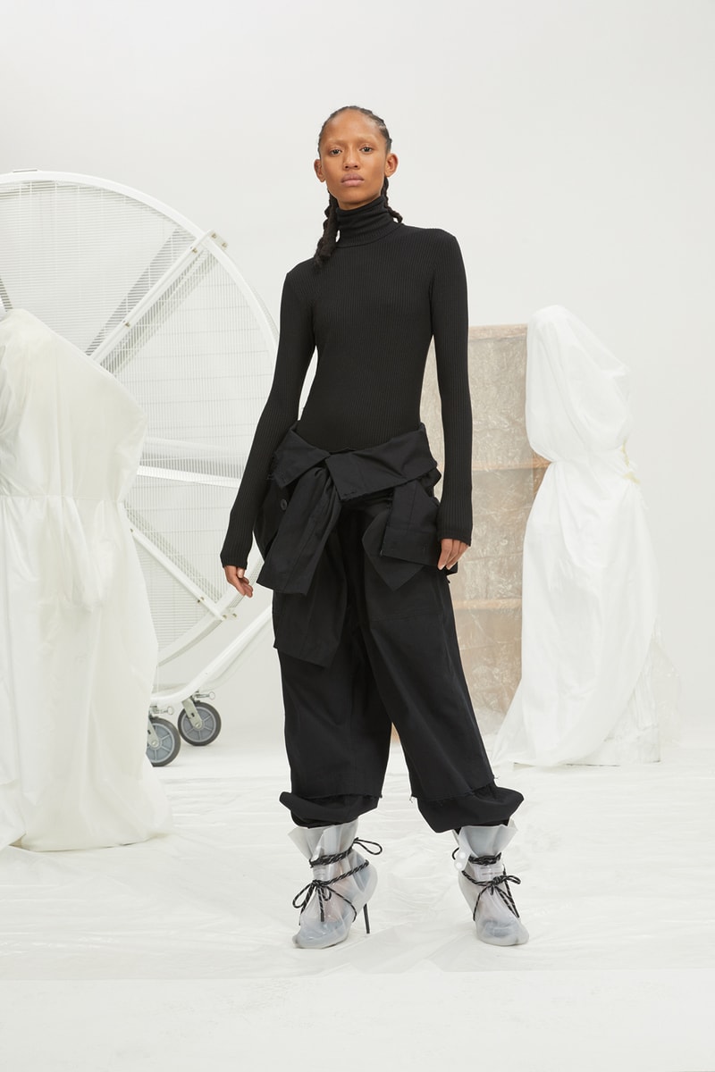 perfect number woman on pedastal Adesuwa Aighewi black set