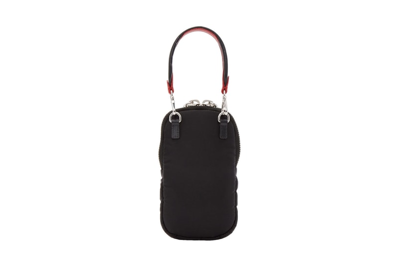 prada iphone smartphone android galaxy phone case release drop nylon black ssense