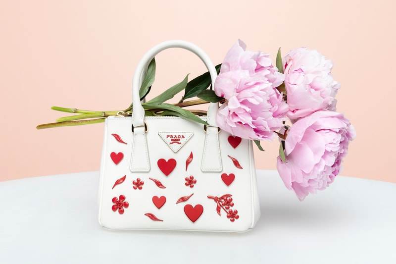 Prada Love Heart Bag and Accessories Collection Pink Red Qixi Festival Celebration Capsule 
