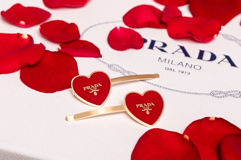 Prada Love Heart Bag and Accessories Collection Pink Red Qixi Festival Celebration Capsule 