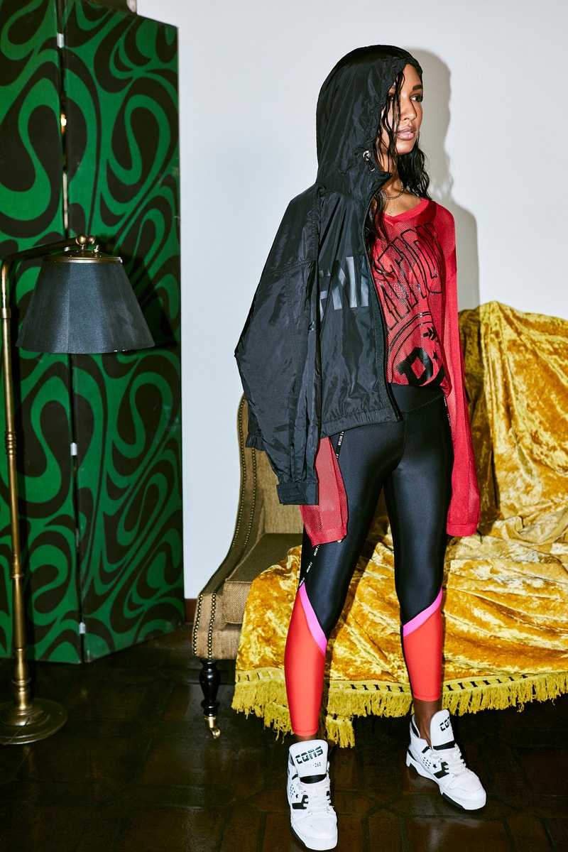 Jasmine Tookes P.E Nation Campaign Sweater Jeans