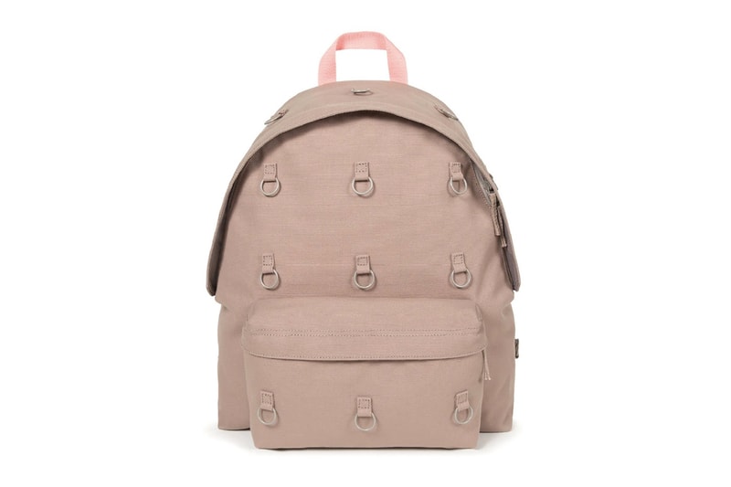 raf simons eastpak bonded metal loop backpacks paddedpakr collaboration designer bags burgundy orange grey pink anthracite yellow black matlasse
