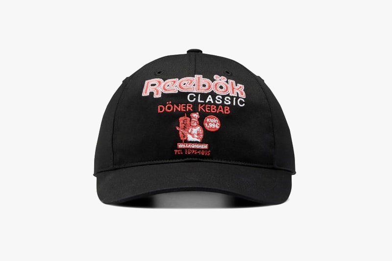 reebok classics food pack t-shirt tote cap socks pack pizza doner kebab chinese takeout delivery fast food uniform retro graphic