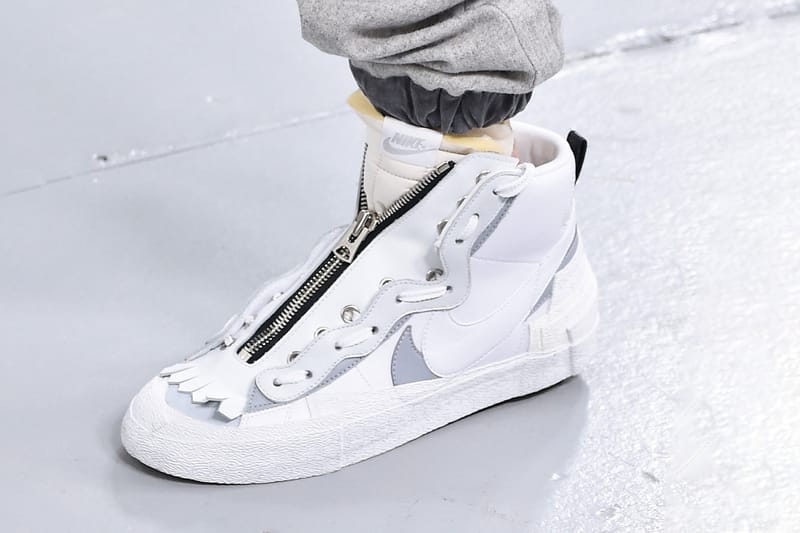 Get a First Look at the Upcoming All-White sacai x Nike Blazer Mid
