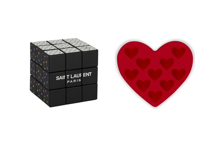 Saint Laurent Releases Toys and Home Goods, Including a Rubik's Cube and Heart Ice Cube Tray