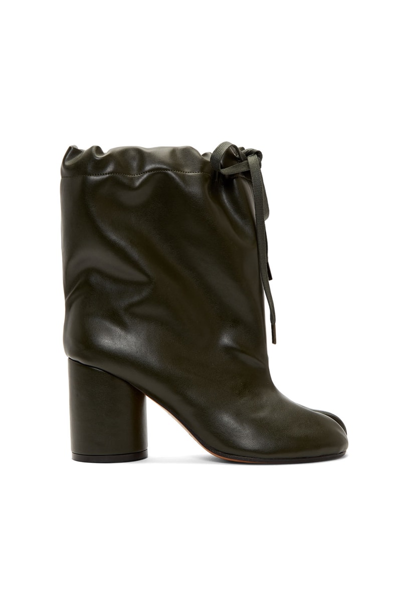 maison margiela tabi ssense boots heels keychain montreal pop up 