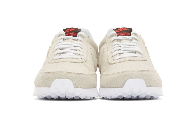 Stranger Things x Nike Air Tailwind 79 Cortez Release Drop Sneaker Shoe Beige White Laces Branding