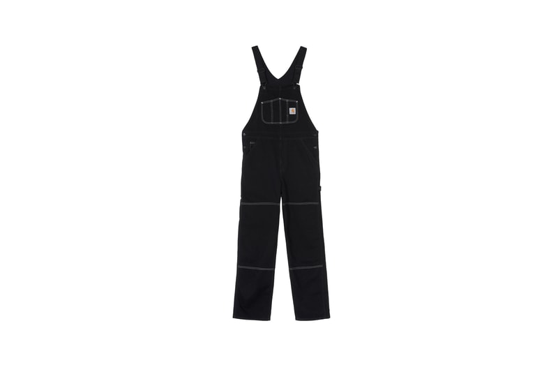 Stussy x Carharrt WIP x Dover Street Market Collaboration Bib Overall Black
