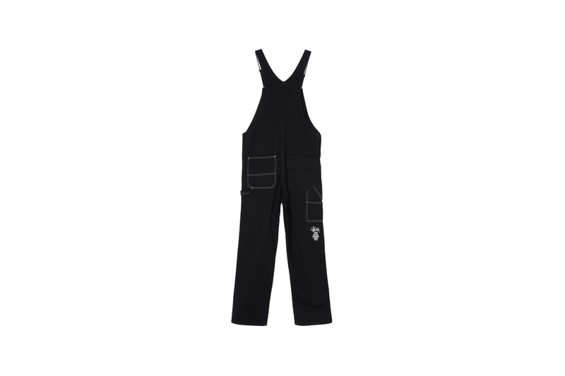 Stussy x Carharrt WIP x Dover Street Market Collaboration Bib Overall Black