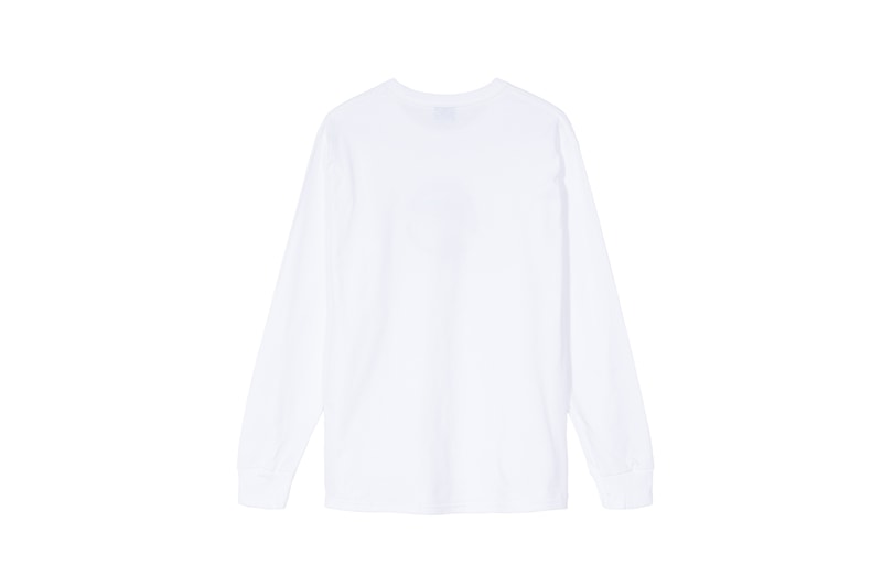 Stussy x Carharrt WIP x Dover Street Market Collaboration Long Sleeve Shirt White
