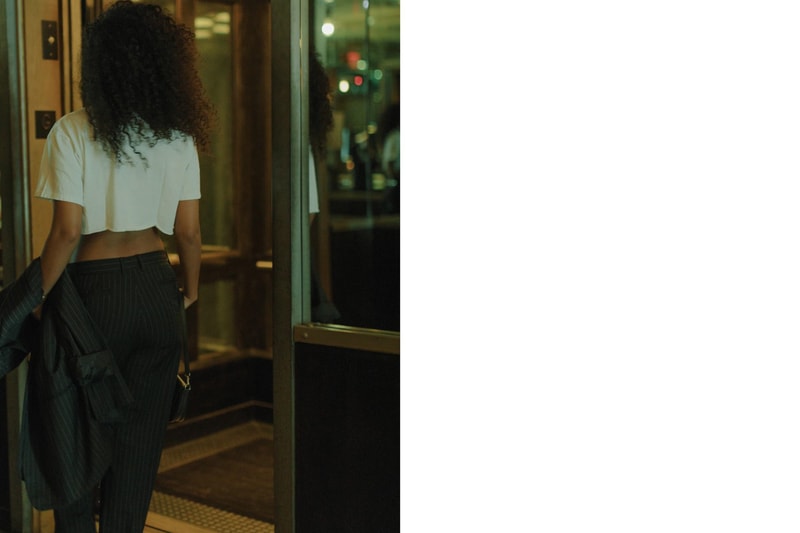The Concept NY Summer Editorial Suit Black Shirt White