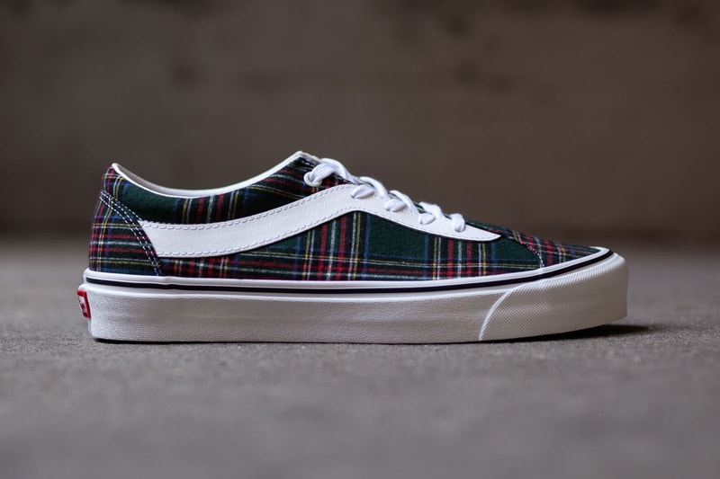 Vans Bold Ni Tartan Pack Red Green Sneakers 