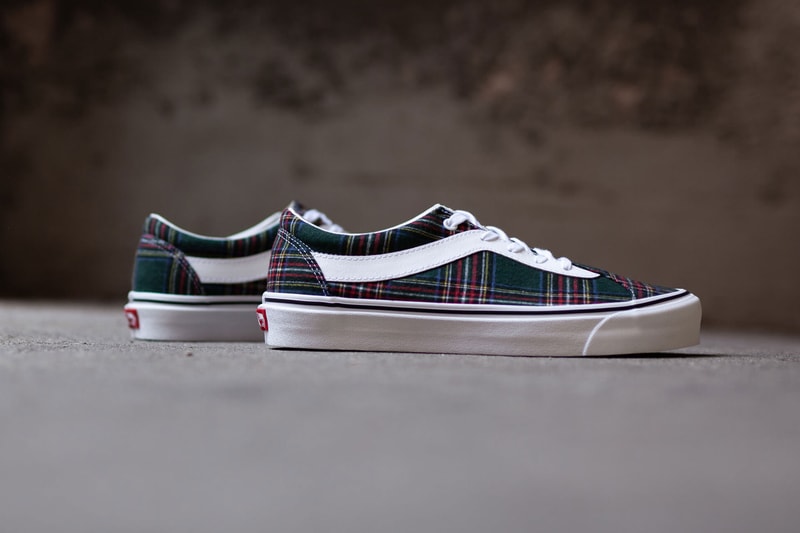 Vans Bold Ni Tartan Pack Red Green Sneakers 