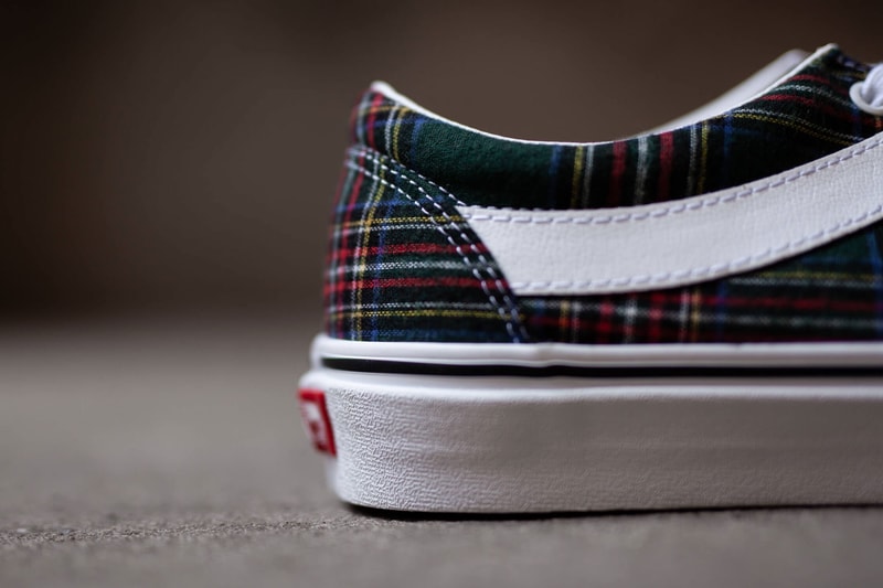 Vans Bold Ni Tartan Pack Red Green Sneakers 