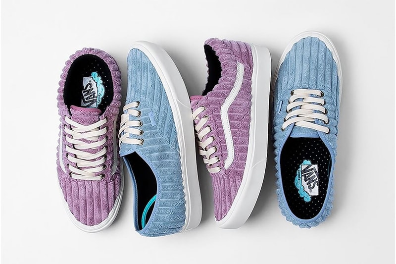vans comfycush collection jumbo corduroy old skool authentic retro design fabric exterior sneakers footwear 