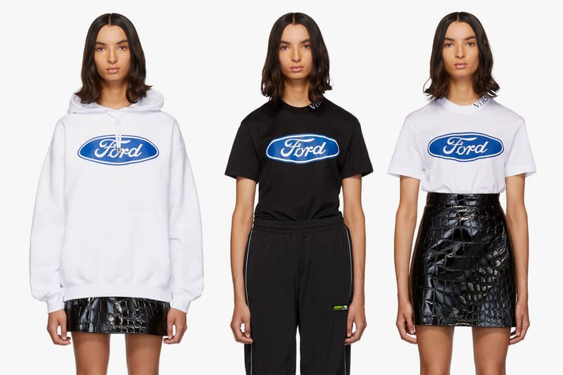 Versace x Ford's Hoodie and T-shirts Are Now Available to Cop