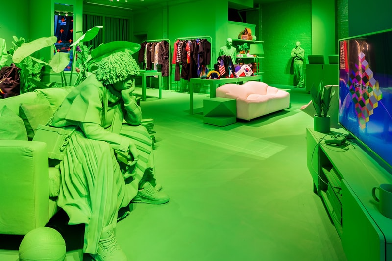 Louis Vuitton Men's Fall Winter 2019 New York City Residency Pop Up Green
