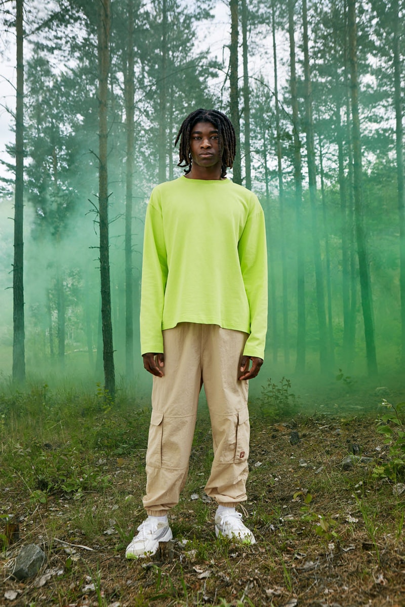 Weekday FILA Collaboration Disruptor Half Sandals 95 Sneaker Jacket Track Pants Bag T Shirt