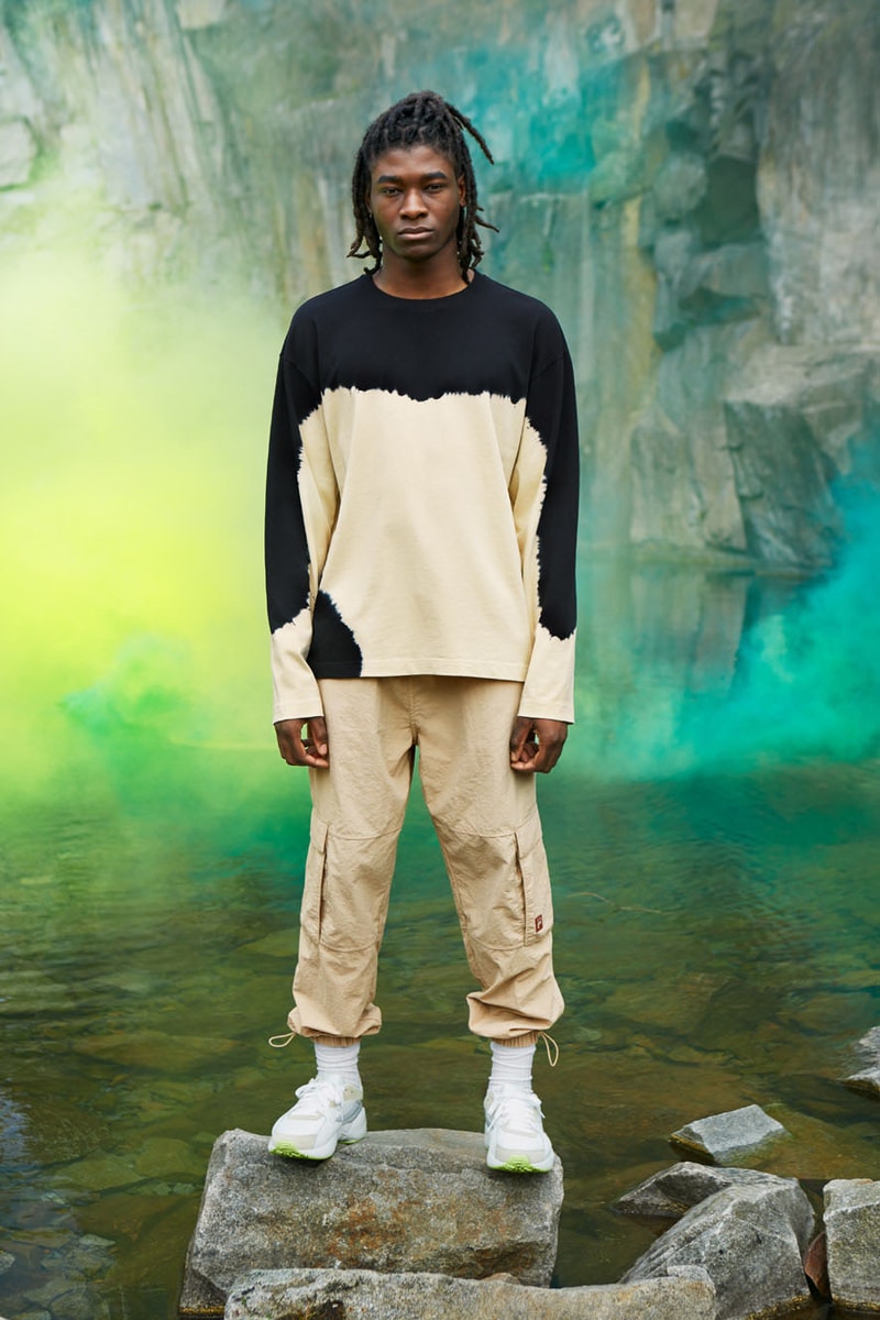 Weekday FILA Collaboration Disruptor Half Sandals 95 Sneaker Jacket Track Pants Bag T Shirt