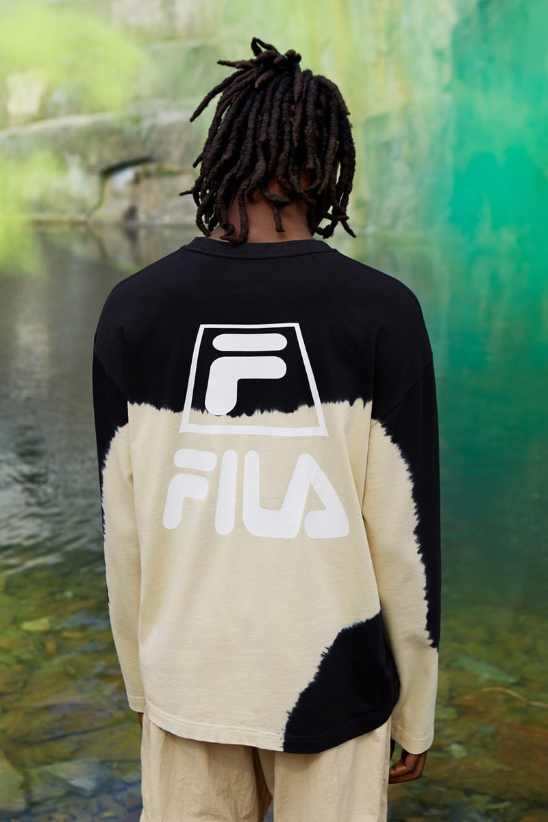 Weekday FILA Collaboration Disruptor Half Sandals 95 Sneaker Jacket Track Pants Bag T Shirt