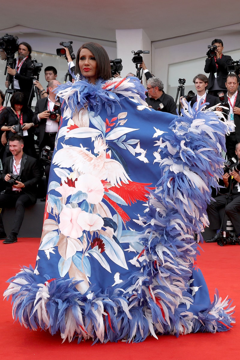 76th venice interinational film festival best celebrity looks red carpet iman