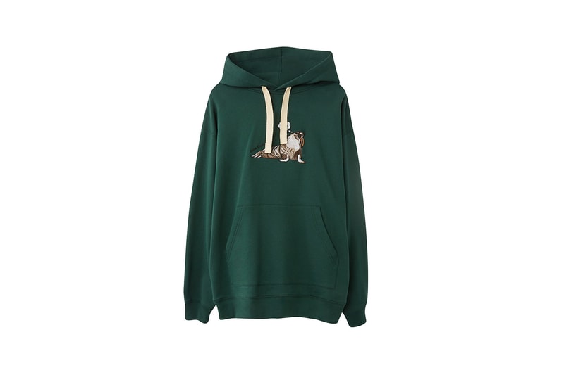acne studios animal embroidery unisex collection fall winter sweatshirts hoodies scarves 