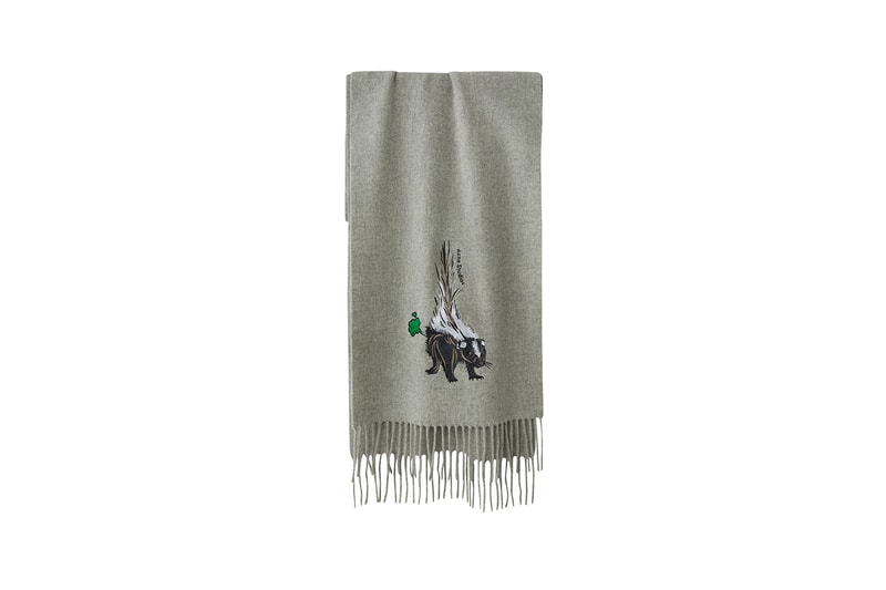 acne studios animal embroidery unisex collection fall winter sweatshirts hoodies scarves 