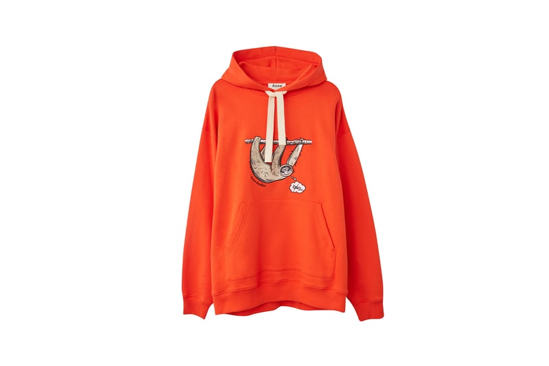 acne studios animal embroidery unisex collection fall winter sweatshirts hoodies scarves 