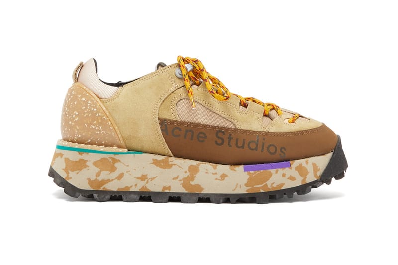 Embrace Clashing Patterns With Acne Studios' Berton Platform Sneakers