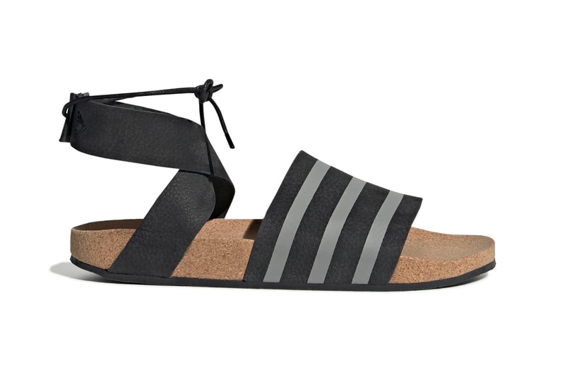 adidas Adilette Ankle Wrap Sandals Core Black Cloud White