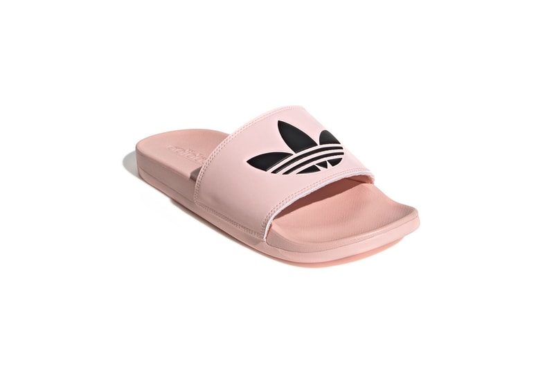 adidas adilette lite summer slides sandals pastel pink 