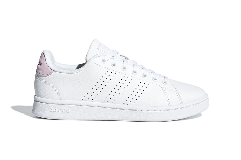 adidas advantage sneakers pink white