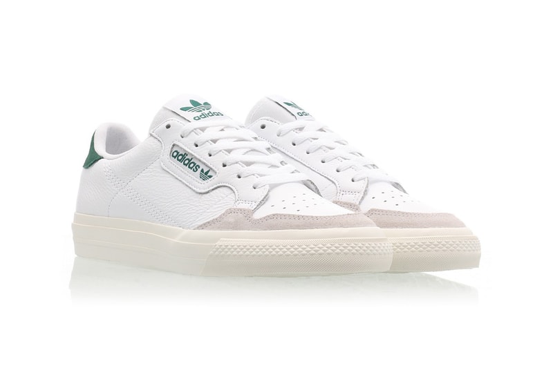 adidas originals continental vulc cloud white collegiate green sneakers sneaker
