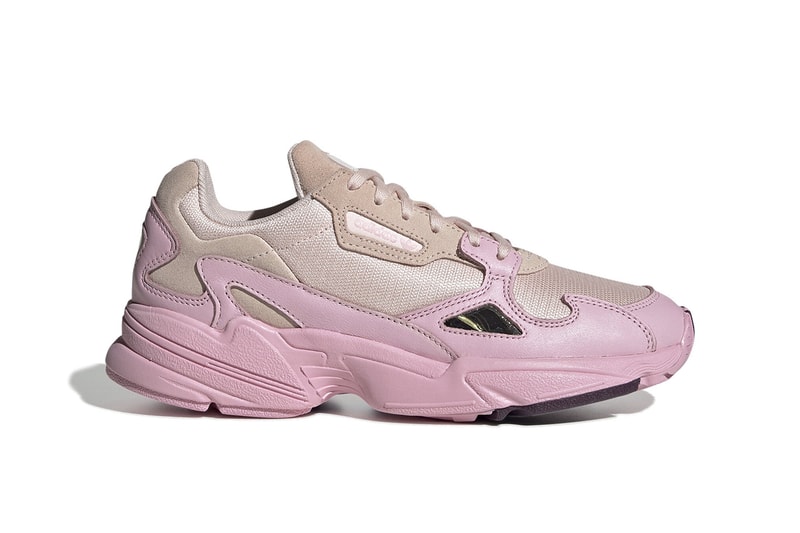 adidas Originals Falcon "Rosé" Pink Release Shoe Trainer Gold Footwear Sporty Chunky Dad Shoe Pastel