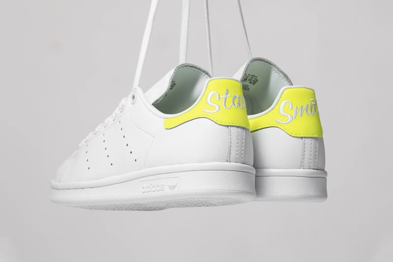 adidas Originals Stan Smith Neon Yellow White | Hypebae