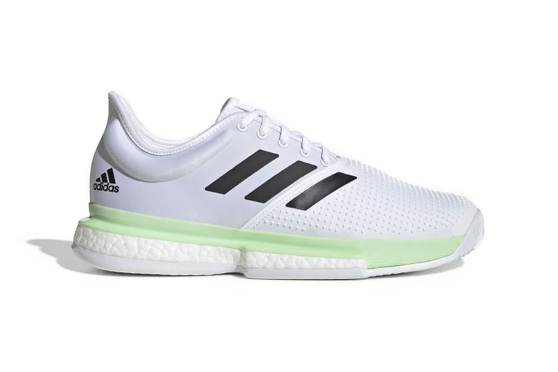 adidas us open tennis solecourt womens sneakers glow green mint boost garbine muguruza