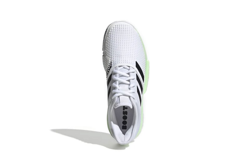 adidas us open tennis solecourt womens sneakers glow green mint boost garbine muguruza