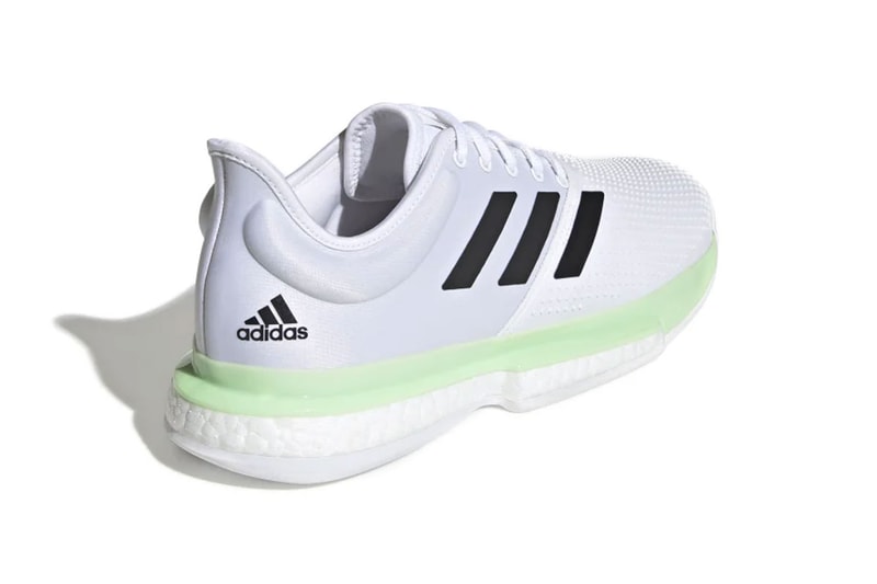 adidas us open tennis solecourt womens sneakers glow green mint boost garbine muguruza