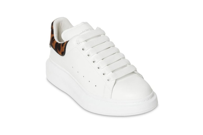 alexander mcqueen leopard print womens sneakers animal 