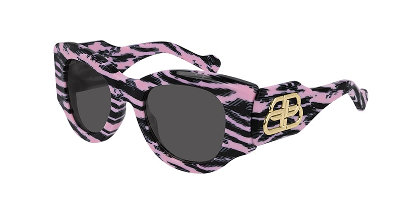 Balenciaga Sunglasses with Purple and Pink Accents Balenciaga BB0324SK Sunglasses | Select Eyewear main image 2