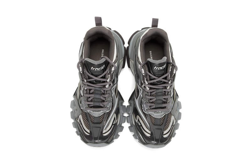 balenciaga track 2 sneakers grey black designer shoes footwear
