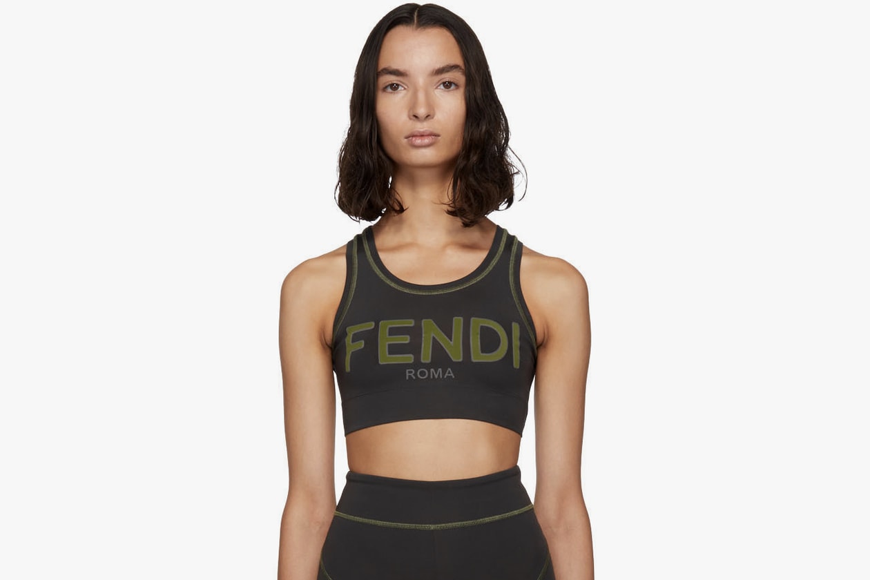 5 Fashionable Sports Bras Fendi, Nike and more Palm Angels Vetements Off-White Luxury Accessory Sporty Athleisure Fashion Trend