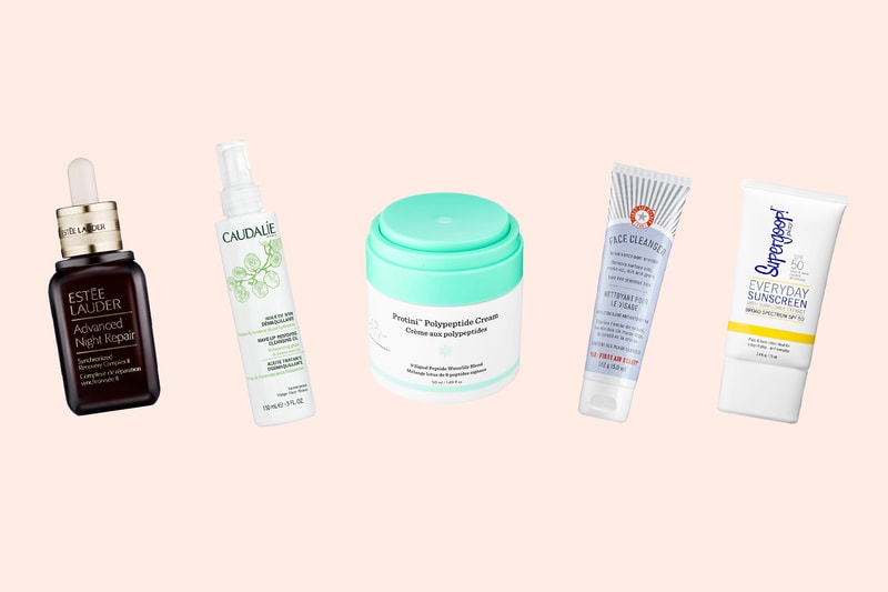best skincare products invest beginners guide sephora caudalie clinique drunk elephant estee lauder oil water based cleanser moisturizer serums sunscreen