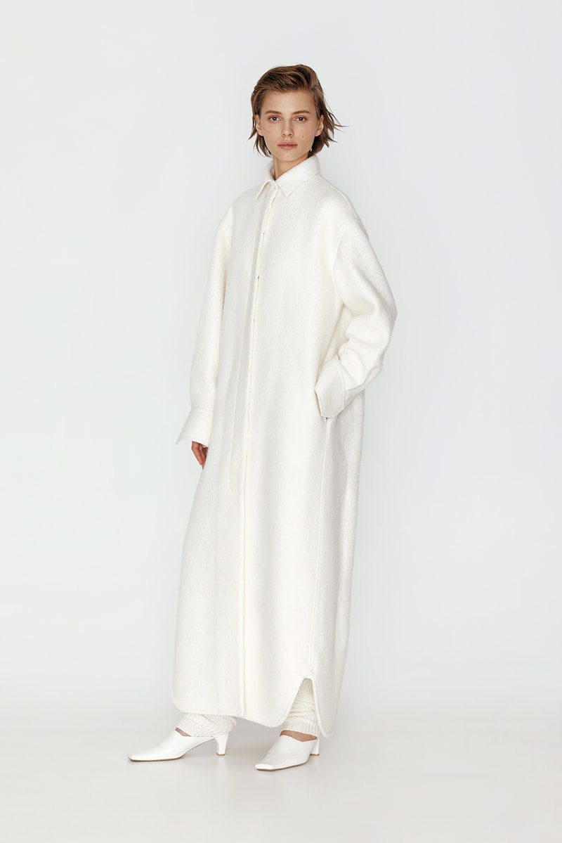 bevza fall winter collection coats jackets outerwear layering release minimalist