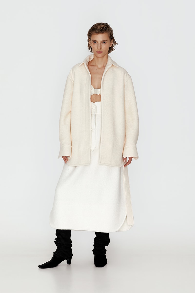 bevza fall winter collection coats jackets outerwear layering release minimalist